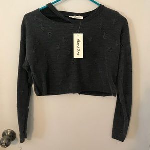 Long Sleeve Crop Top